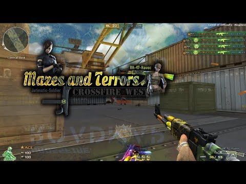 Crossfire West - Mazes and Terrors AK-47-Havoc and Jatimatic-Soldier bots game played