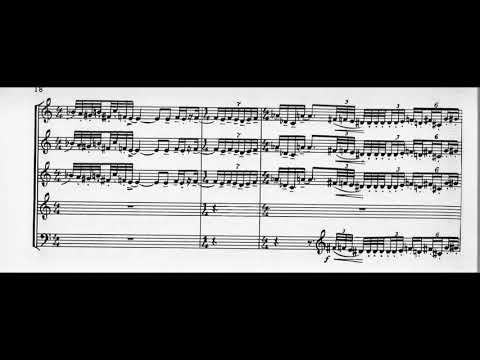 Ingolf Dahl - Allegro Arioso for Five Wind Instruments (1962) [Score-Video]