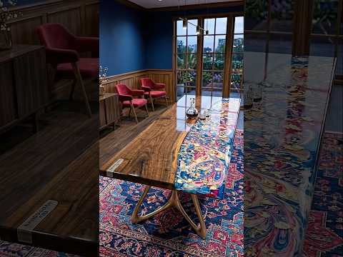 Making a STUNNING Epoxy Resin Table with Shattered Glass! 😱