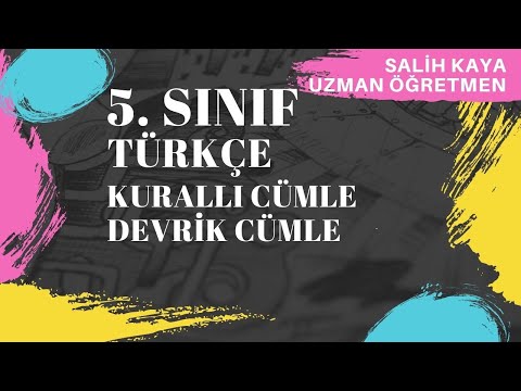 5. SINIF TÜRKÇE KURALLI CÜMLE  - DEVRİK CÜMLE #KURALLI #DEVRİK #KURALLI CÜMLE # DEVRİK CÜMLE #TÜMCE
