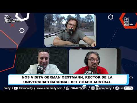 🔴𝗘𝗡 𝗘𝗦𝗧𝗨𝗗𝗜𝗢𝗦┃ Recibimos en #LaMañana al Rector de UNCAus, Germán Oestmann