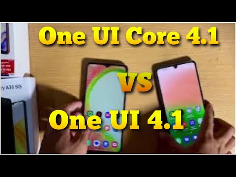 One UI Core 4.1 [Samsung Galaxy A04] VS One UI 4.1 [Samsung Galaxy A33 5G]‼️🔥🔥