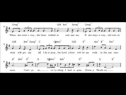 "Stormy Weather"  Harold Arlen, Ted Koehler