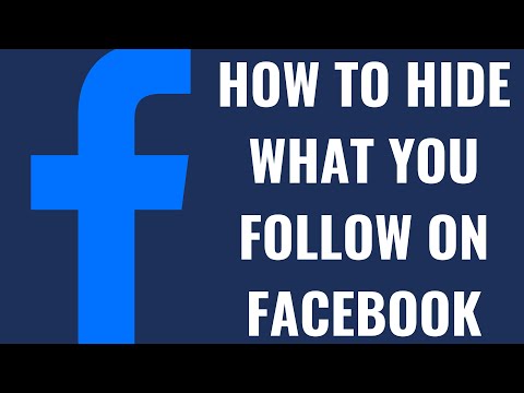 How to Hide What You Follow on Facebook