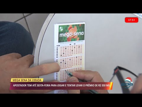 Apostador tem até Sexta para tentar levar prêmio de 350 milhões 30 12 2021