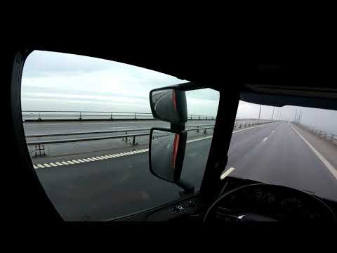 PoV Driving Scania P410 Car Carrier - TDOC 25-05-2021 Malmö - Ballerup