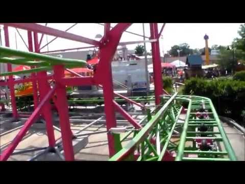 On-ride point of view of FunCoaster