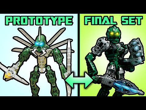 Prototype Piraka & Inika VS The Final BIONICLE Sets