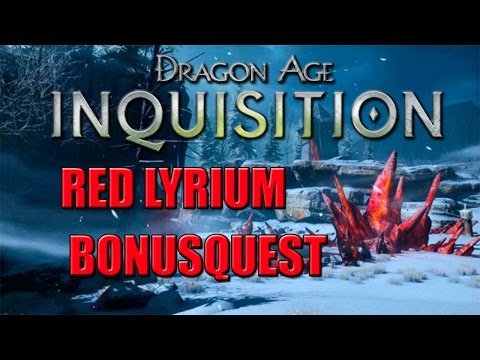 Dragon Age Inquisition - Red Lyrium Pack Quest // What to do for