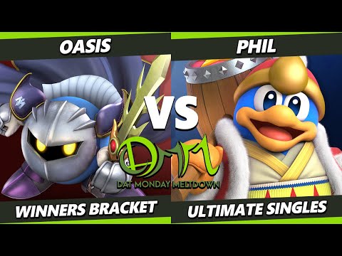 DAT MM 256 - Oasis (Meta Knight, Toon Link) Vs. PHIL (Dedede) SSBU Ultimate Tournament