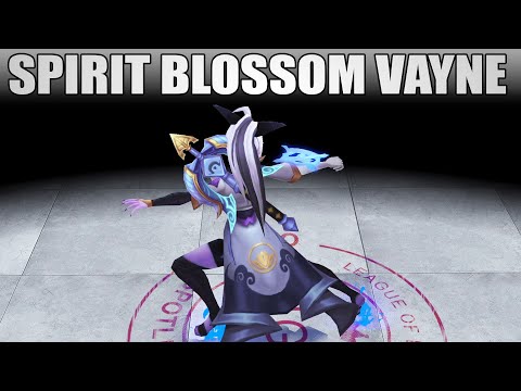 Spirit Blossom Vayne Dusk Chroma - League Of Legends