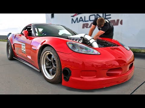 NEW TT Corvette 1/2 Mile Record (He’s just getting started) Video
