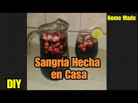 Como hacer Sangría Casera