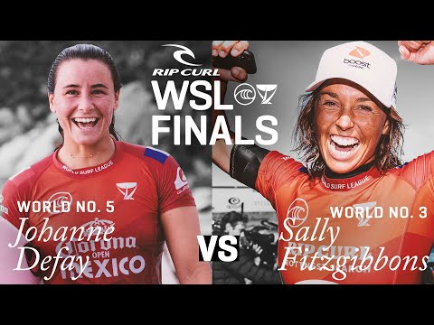 Sally Fitzgibbons vs. Johanne Defay Rip Curl WSL Finals - Women's Match 2 Condensed