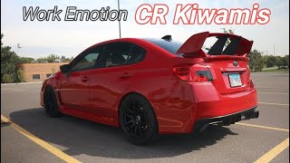 Subaru WRX Gets Work Emotion CR Kiwamis! (My All Time Favorite Wheels)