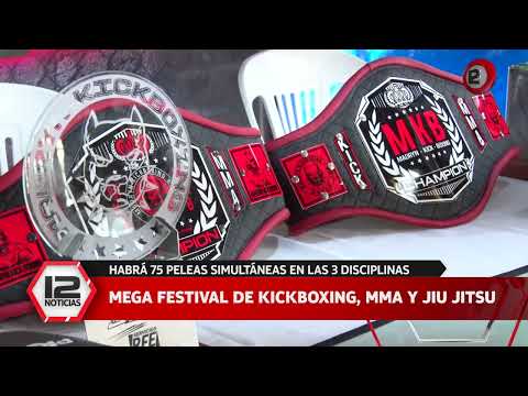 Mega festival de kickboxing, MMA y Jiu Jitsu