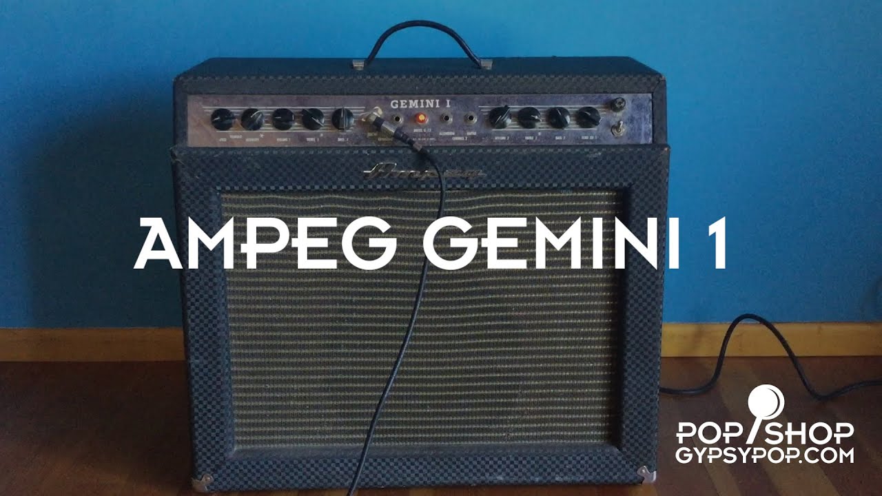 1967 Ampeg Gemini 1 - YouTube