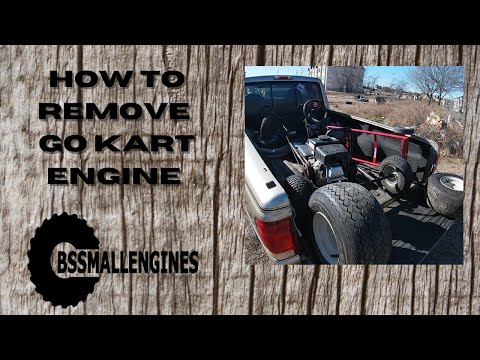 How to remove Go Kart engine
