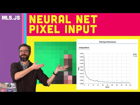 ml5.js: ピクセルを入力としてニューラルネットワークを学習する (ml5.js: Train a Neural Network with Pixels as Input)