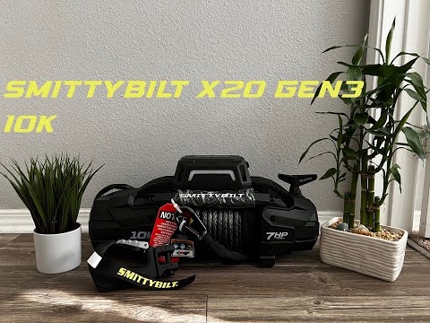 Unboxing the SmittyBilt X20 GEN3 10K Winch!