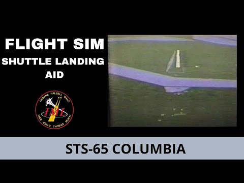 Training for Precision: Space Shuttle Onorbit Landing Simulator for STS-65