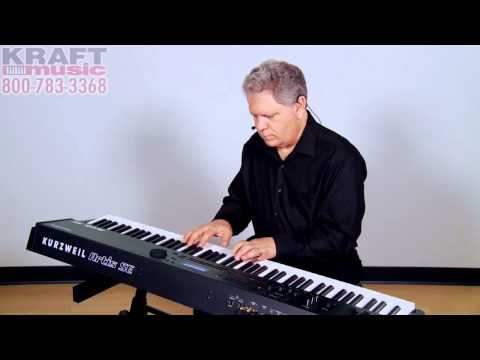 Kraft Music   Kurzweil Artis SE Stage Piano Demo with Chris Martirano