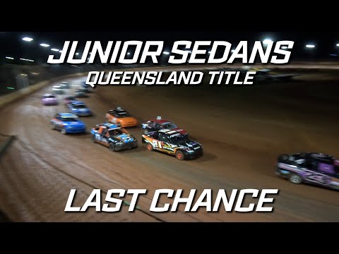 Junior Sedans: 2021/22 Queensland Title - B-Main 1 - Maryborough Speedway - 18.06.2022