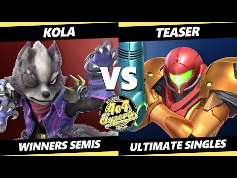 4o4 Smash Night 46 Winners Semis - Kola (Wolf) Vs. Teaser (Samus) SSBU Ultimate Tournament