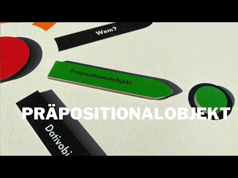 Präpositionalobjekt - Satzglieder Montessori