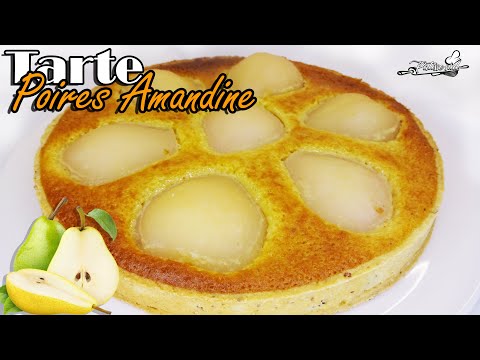 Tarte poires amandine facile à réaliser