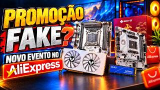 NOVA PROMOÇÃO NO ALIEXPRESS! VAI PRESTAR? 'B550M DE R$360", "X99 ARGB DE R$230"
