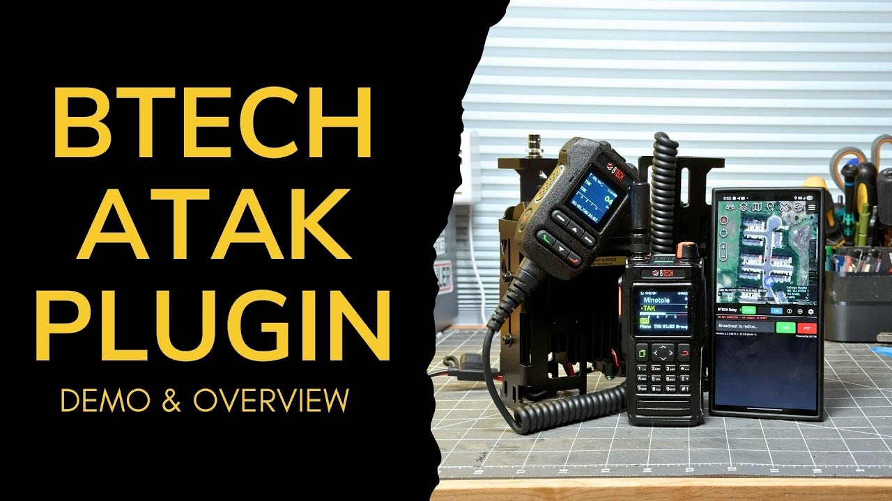 BTECH UV-Pro Integration into ATAK using the BTech Relay Plugin Demo & Overview