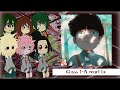 Class 1 A React To Shigeo Kageyama As New Student Reigen Mob Psycho 100 Mha JGachaYTx