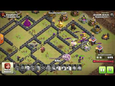 Clash of Clans Trainings Angriff [1] - D3moN_Bl4cK vs KingRatte