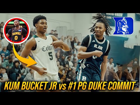 #1 PG Deron Rippey VS NBA Lil Brother Flory Kuminga In Prep Championship TPS VS Blair