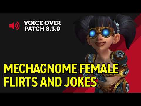 Mechagnome Female Allied Race Flirts and Jokes
