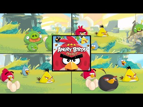 Angry Birds Trilogy - All Cutscenes (Todas as Cutscenes)