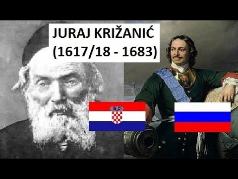 PETER THE GREAT AND YURIY KRIZHANICH (Petar I. Aleksejevič Romanov, Juraj Križanić) Croatia, Russia