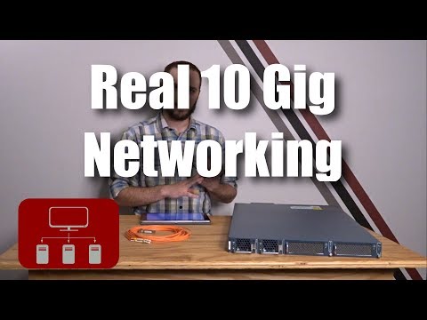 Real 10 Gigabit Networking at Home and on a Budget
