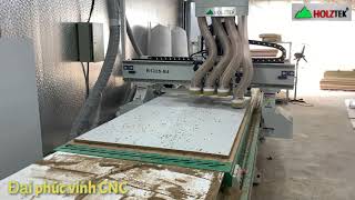 MÁY CNC 4 ĐẦU HOLZTEK KHAON CẮT VAN