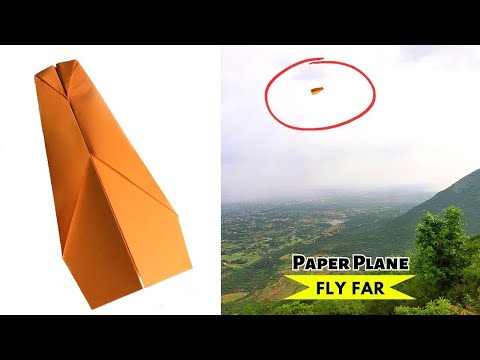 How to Fold NEW Paper Airplane! Dart (Flies 150 feet)