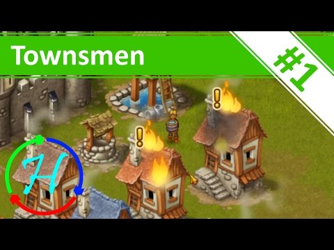 Townsmen - Launch Day! - Tutorial Gameplay - Ep.1 - Hibblejaybob Play Townsmen