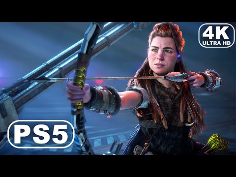 Horizon Forbidden West PS5 - Fighting Erik The Mysterious Attacker from Far Zenith (4K ULTRA HD PS5)