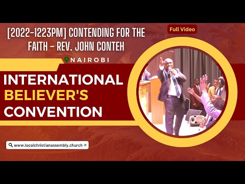 [2022-1223PM] Contending For The Faith || Rev. John Conteh