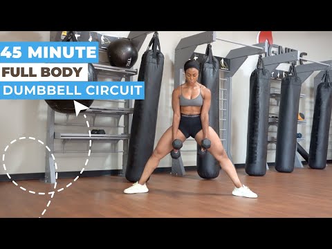 45 Minute Full Body Dumbbell Circuit