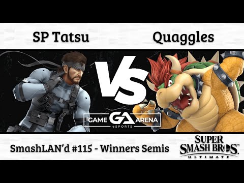 SmashLAN'd 115: SP Tatsu (Snake) vs. Quaggles (Bowser) - Winners Semis