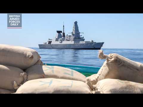 HMS Defender seize tonnes of Cannabis in the Indian Ocean