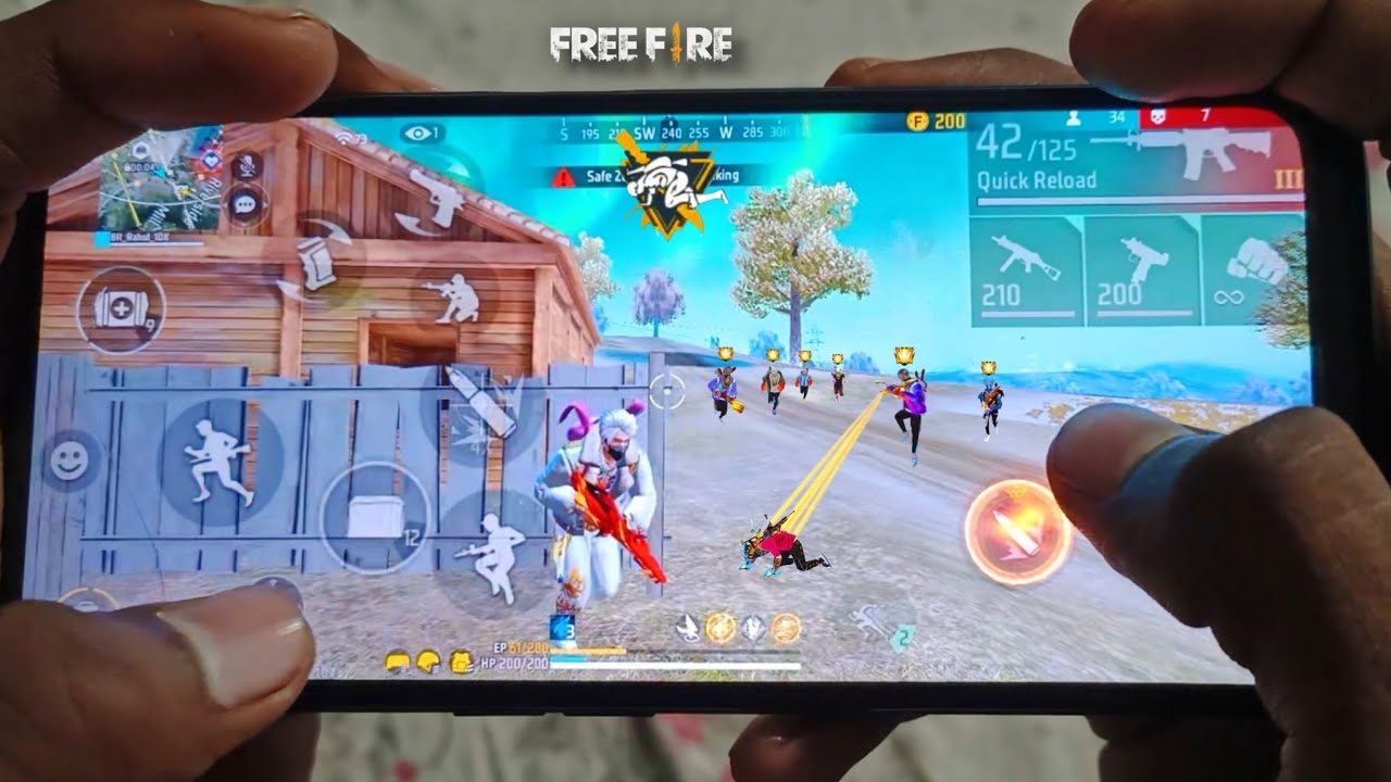 HANDCAM ⚡ Poco X6 Pro Free Fire Gameplay