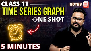 ARITHMETIC LINE GRAPH or TIME SERIES GRAPH class 11 ONE SHOT | statistics by gaurav jain