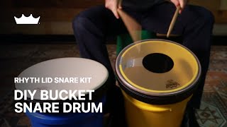 Make Your Own Snare Drum with a Bucket: Rhythm Lid Snare Kit - Product Demo | Remo